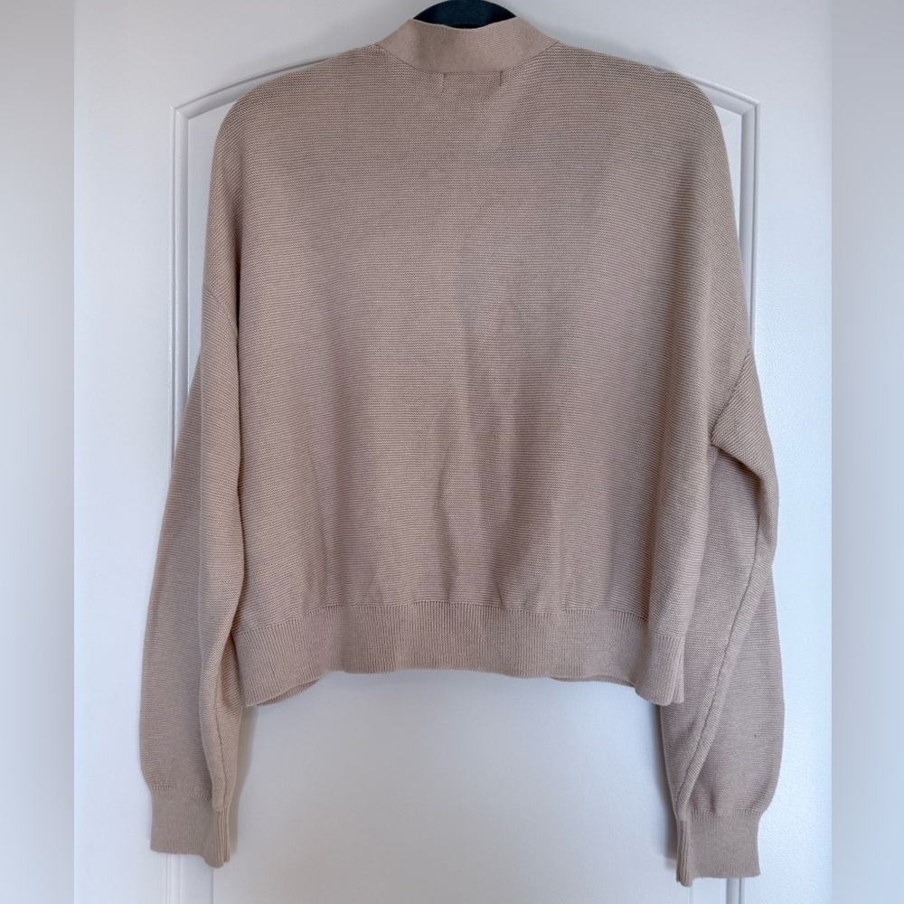 H&M Beige Cardigan Cottagecore size Medium - Picture 5 of 7
